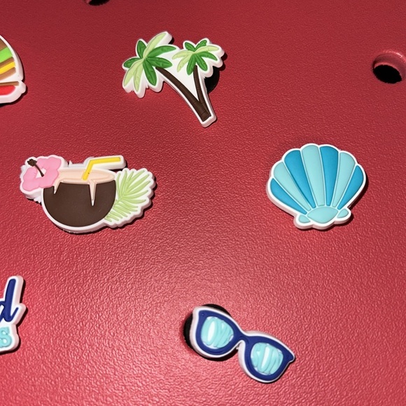 7Pcs BOGG Bag Inspired Beach Bag Charms Set- #1007 - Picture 3 of 4